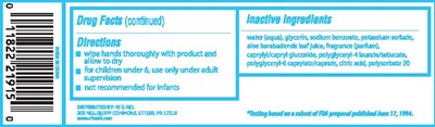 Label (Wipes Drug Facts More)